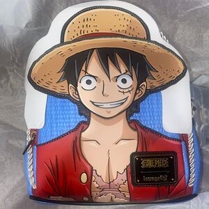 NYCC Limited Edition One Piece Luffy Cosplay Mini Backpack w/ Coin Bag Loungefly